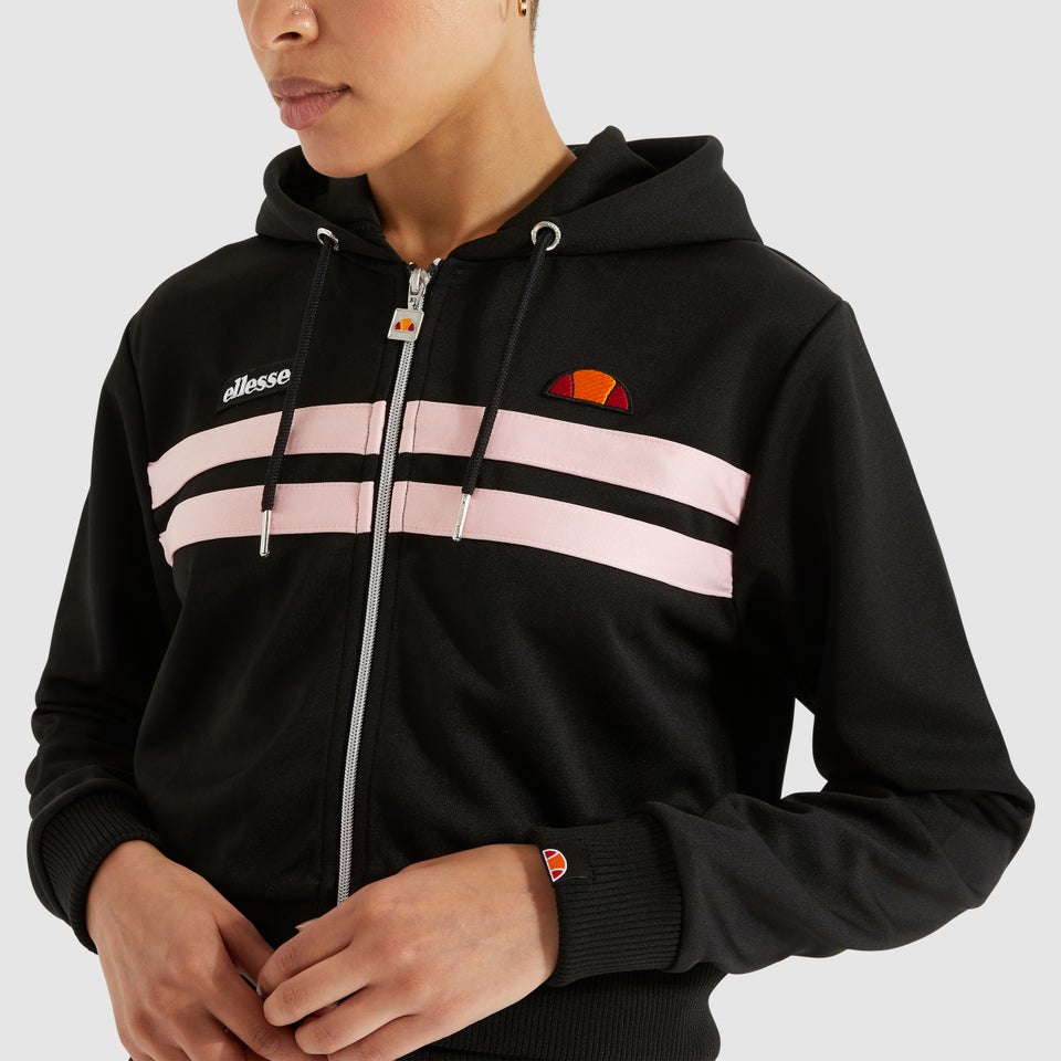 Bulito Crop Track Top Black