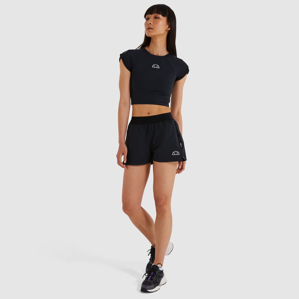 Women's Arianne Cropped T-Shirt Black
