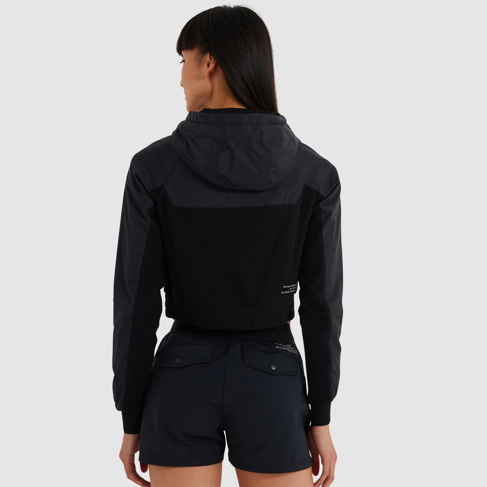 Lysa Kurz Kapuzenpullover Schwarz für Damen