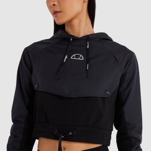 Lysa Kurz Kapuzenpullover Schwarz für Damen