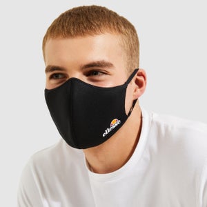 ELLESSE PALSITO 3 PK FACE COVERING SAK BLACK - ONESZ