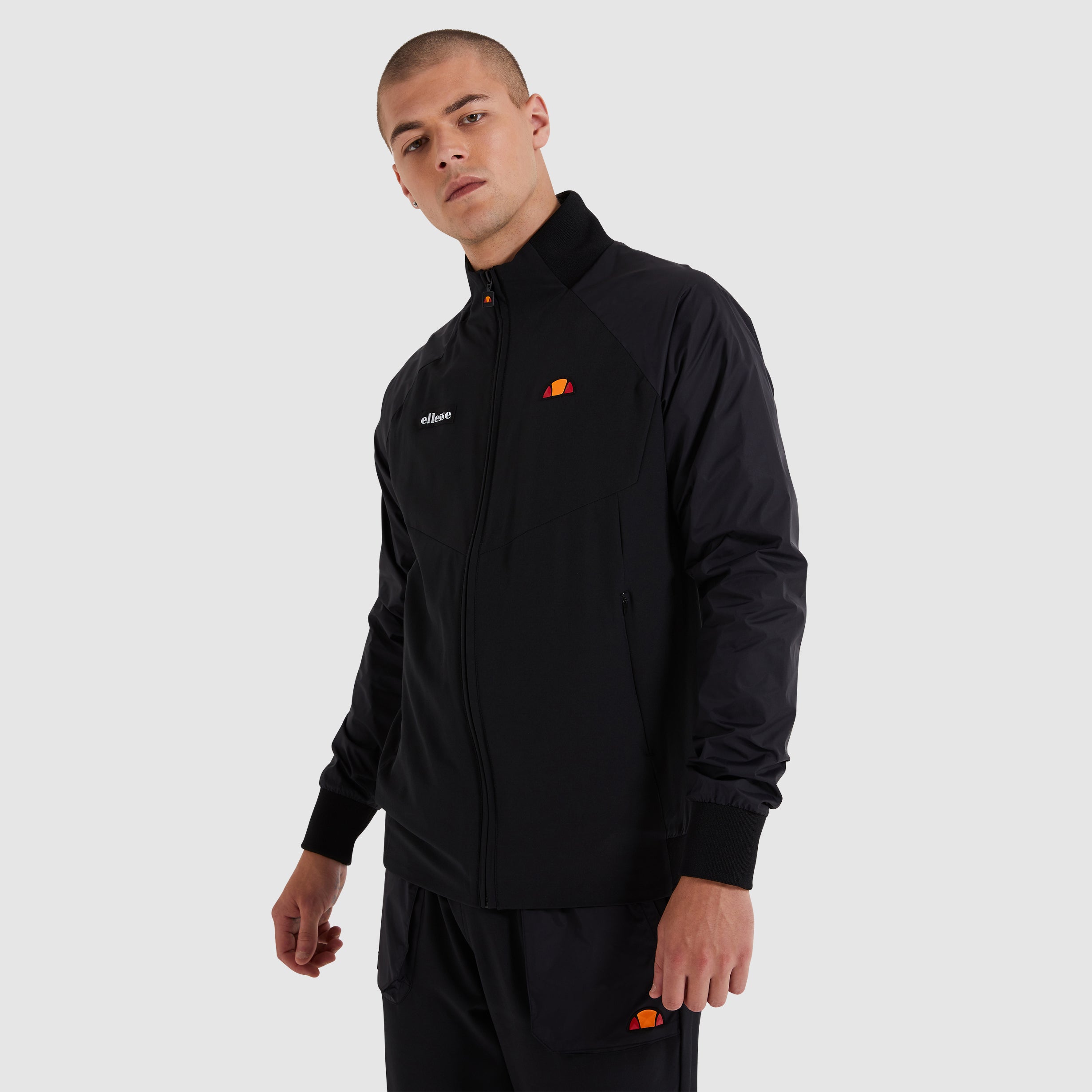 Shawcross Track Top Black | ellesse UK