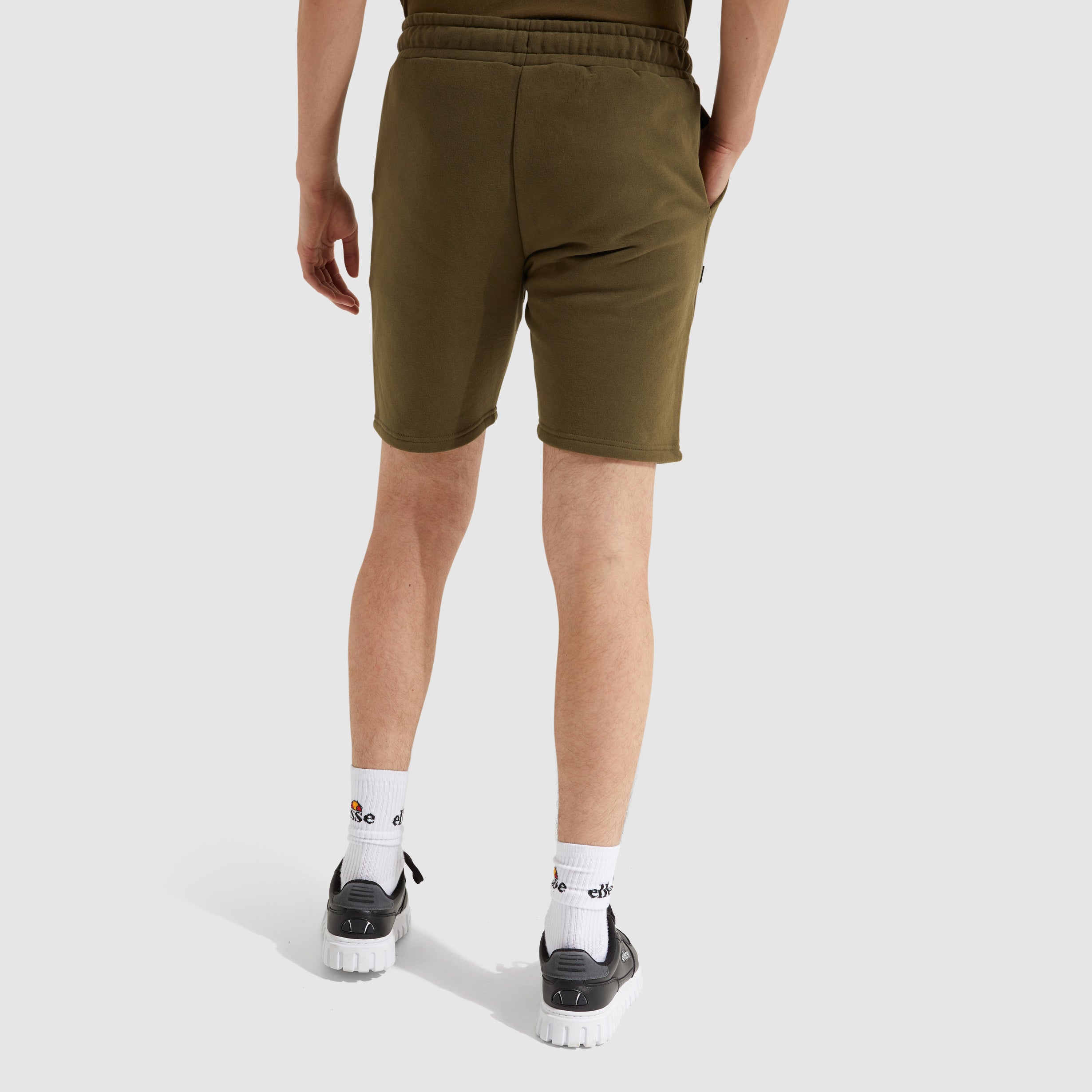 Men's Noli Fleece Shorts Khaki | ellesse UK