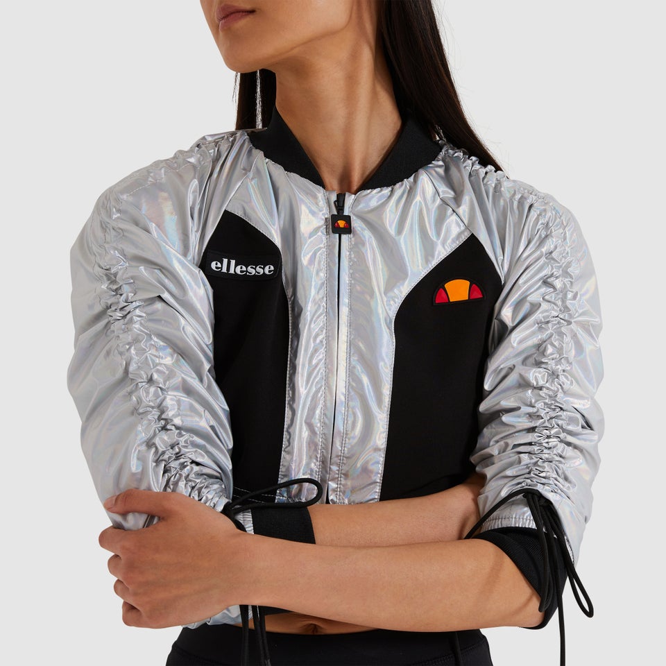 Women's Houghton Crop Track Top Silver