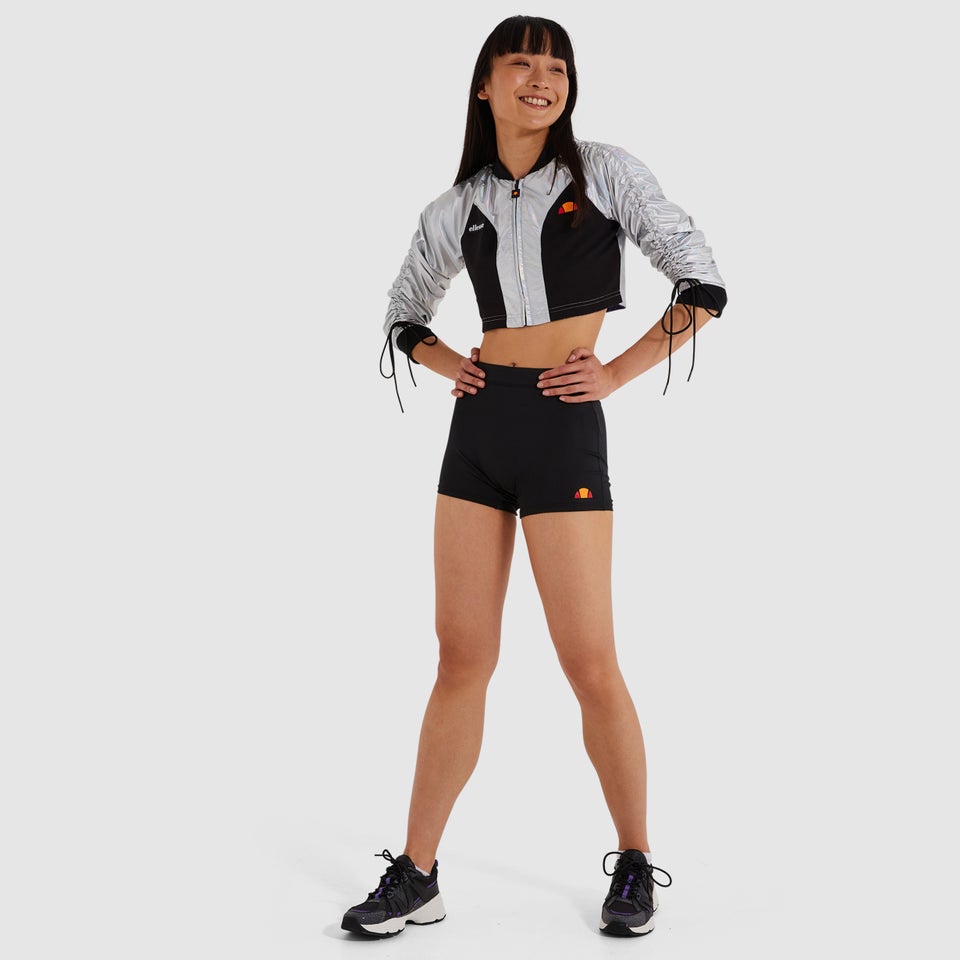 Women's Houghton Crop Track Top Silver