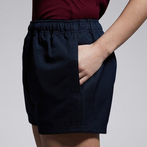 Womens Professional Poly Shorts Navy