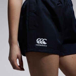 Womens Professional Poly Shorts Navy