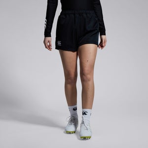 Womens Professional Poly Shorts Black