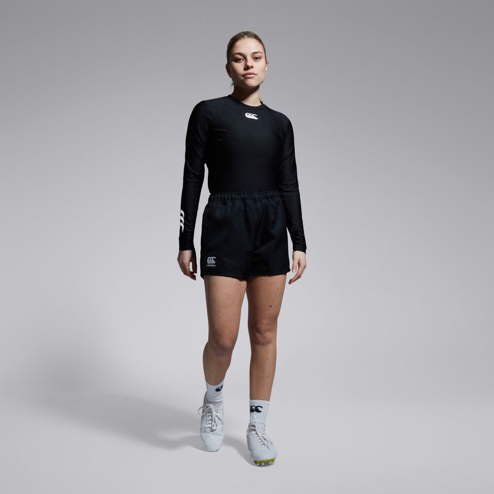 Womens Professional Poly Shorts Black