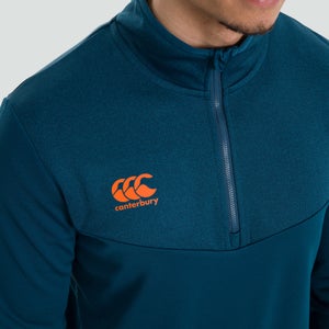 Mens 1/4 Zip Fleece Blue