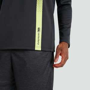 Mens 1/4 Zip Poly Fleece Blue