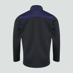 Mens 1/4 Zip Poly Fleece Blue