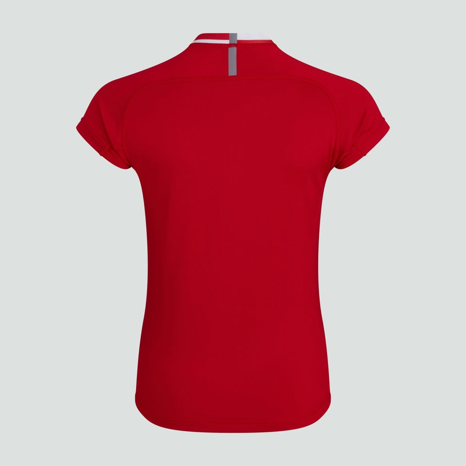 Womens Vapodri Evader Hooped Jersey Red