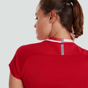 Womens Vapodri Evader Hooped Jersey Red