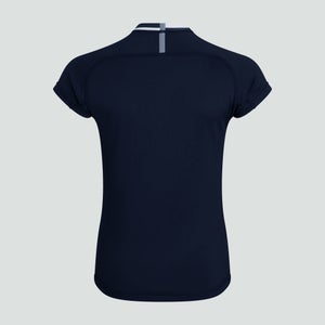 Womens Vapodri Evader Hooped Jersey Navy