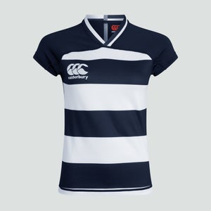 CANTERBURY VAPODRI EVADER HOOPED JSY AF NVY/WHT