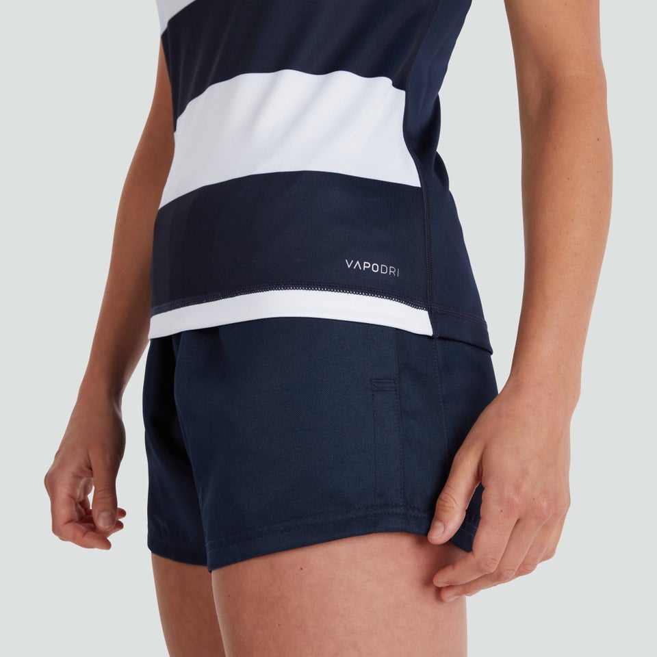 CANTERBURY VAPODRI EVADER HOOPED JSY AF NVY/WHT