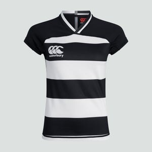 CANTERBURY VAPODRI EVADER HOOPED JSY AF BLK/WHT