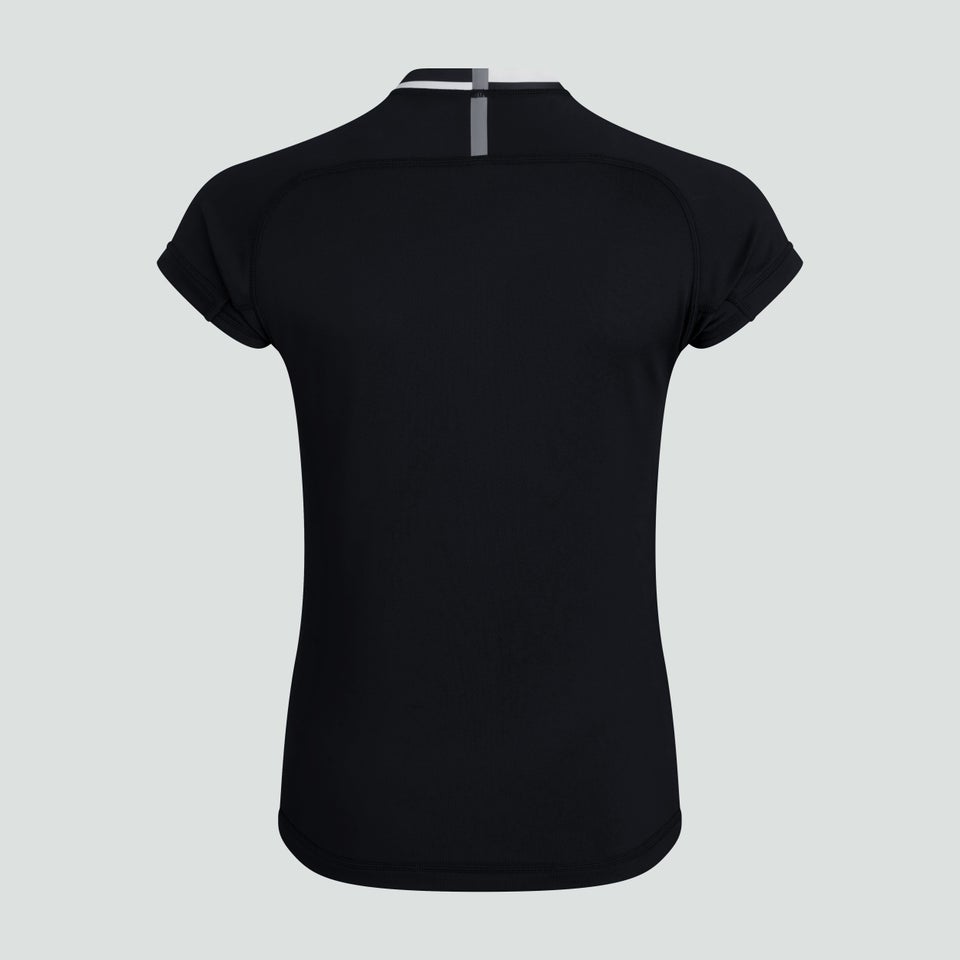 Womens Vapodri Evader Hooped Jersey Black