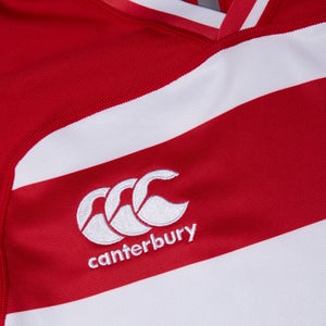 CANTERBURY VAPODRI EVADER HOOPED JERSEY JM RED/WHT
