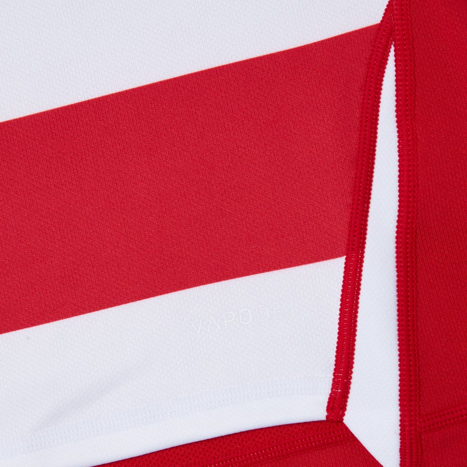 Junior Unisex Vapodri Evader Hooped Jersey Red