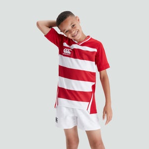 CANTERBURY VAPODRI EVADER HOOPED JERSEY JM RED/WHT