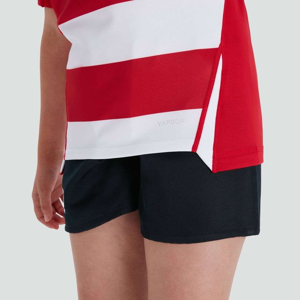 Junior Unisex Vapodri Evader Hooped Jersey Red