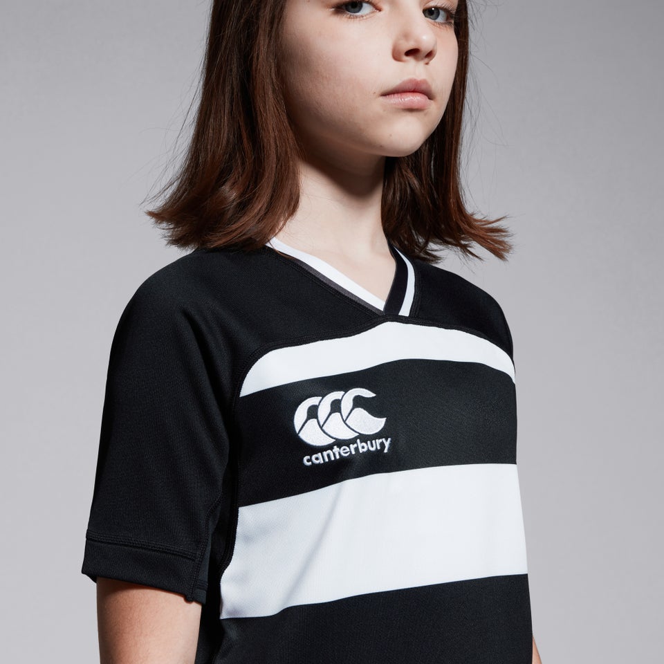 CANTERBURY VAPODRI EVADER HOOPED JERSEY JM BLK/WHT