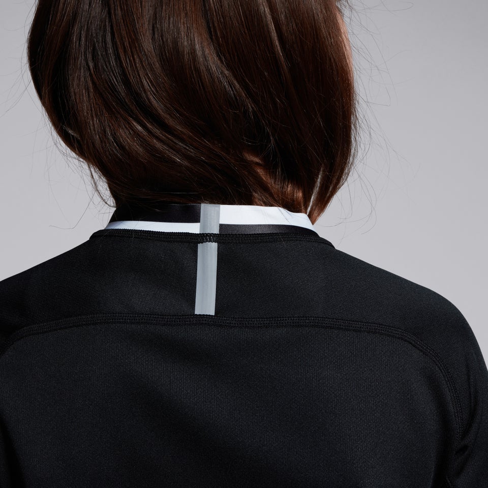 Junior Unisex Vapodri Evader Hooped Jersey Black