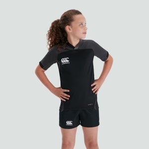 JUNIOR UNISEX VAPODRI EVADER JERSEY BLACK - AGE 6