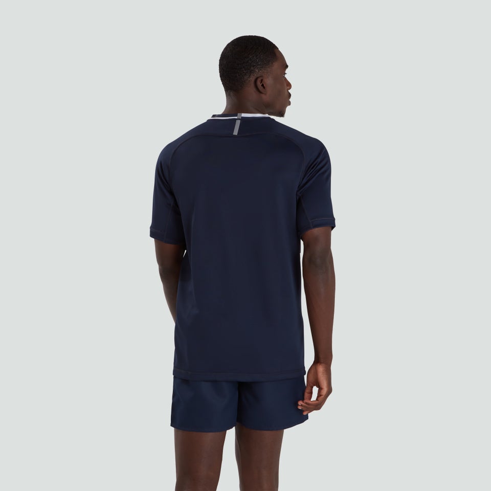 CANTERBURY VAPODRI EVADER HOOPED JSY AM NVY/WHT