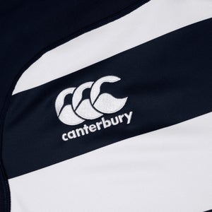 CANTERBURY VAPODRI EVADER HOOPED JSY AM NVY/WHT