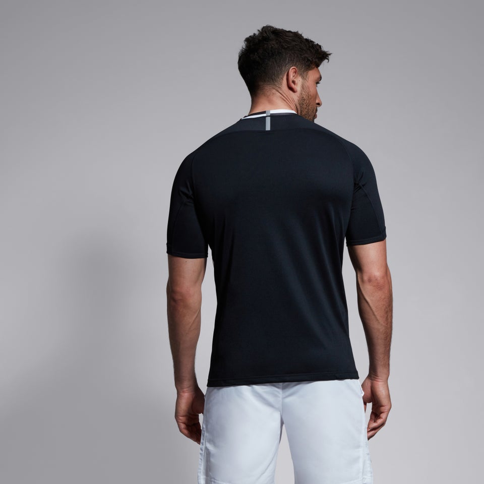 CANTERBURY VAPODRI EVADER HOOPED JSY AM BLK/WHT