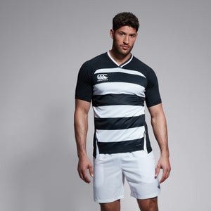 Mens Vapodri Evader Hooped Jersey Black