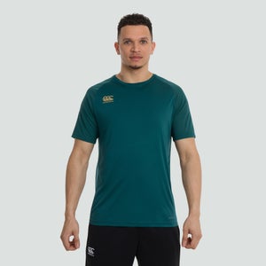 MENS VAPODRI SUPERLIGHT SOLID TEE GREEN - XS