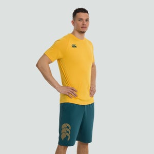 Mens Vapodri Superlight Solid Tee Yellow