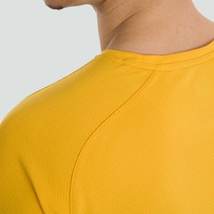 Mens Vapodri Superlight Solid Tee Yellow