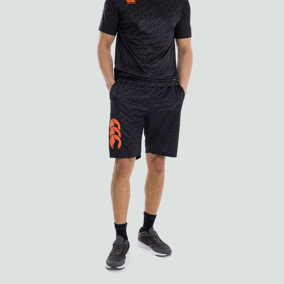 Mens Vapodri Stretch Knit Grip Shorts Black