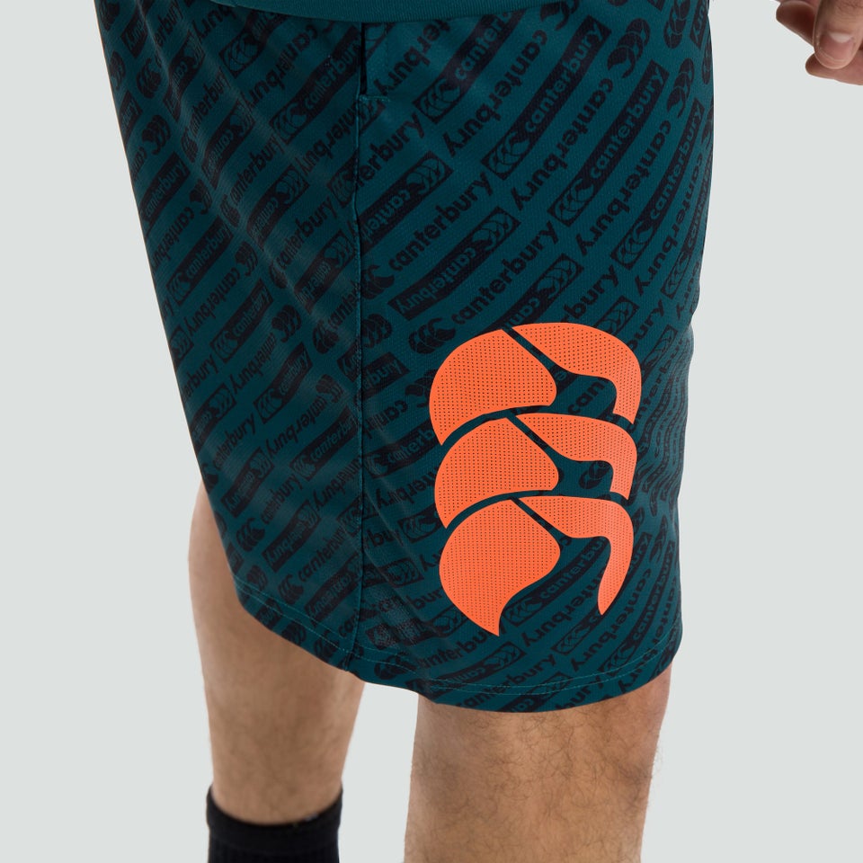 Mens Vapodri Stretch Knit Grip Shorts Green