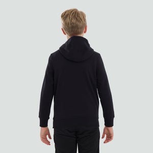 Junior Unisex Overhead Large Logo Hoody Black