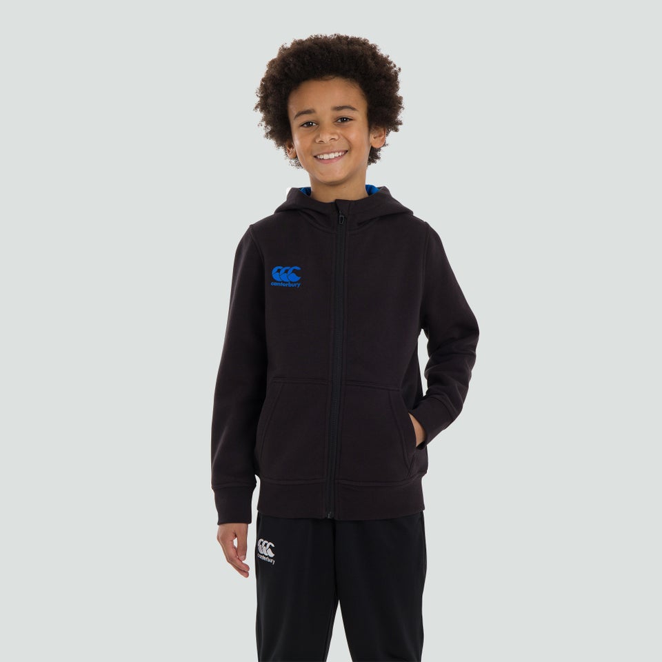 CANTERBURY ZIP THRU HOODY JM BLACK