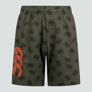 Junior Unisex Vapodri Stretch Knit Grip Shorts Green