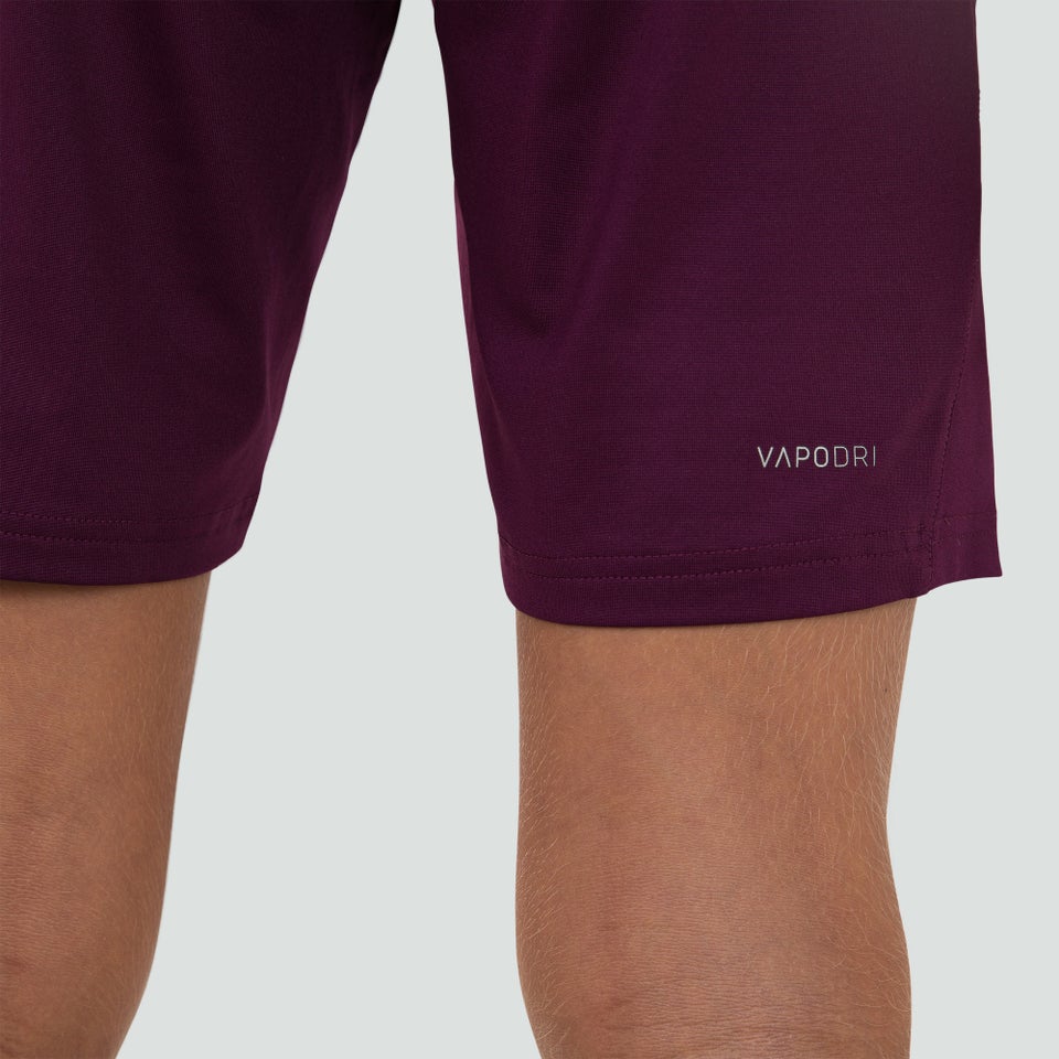 Junior Unisex Vapodri Stretch Knit Shorts Purple