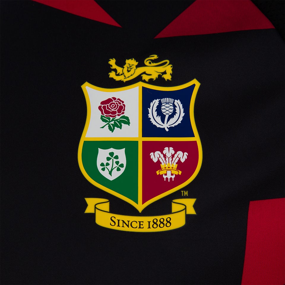 Mens British & Irish Lions Superlight Graphic Tee Black