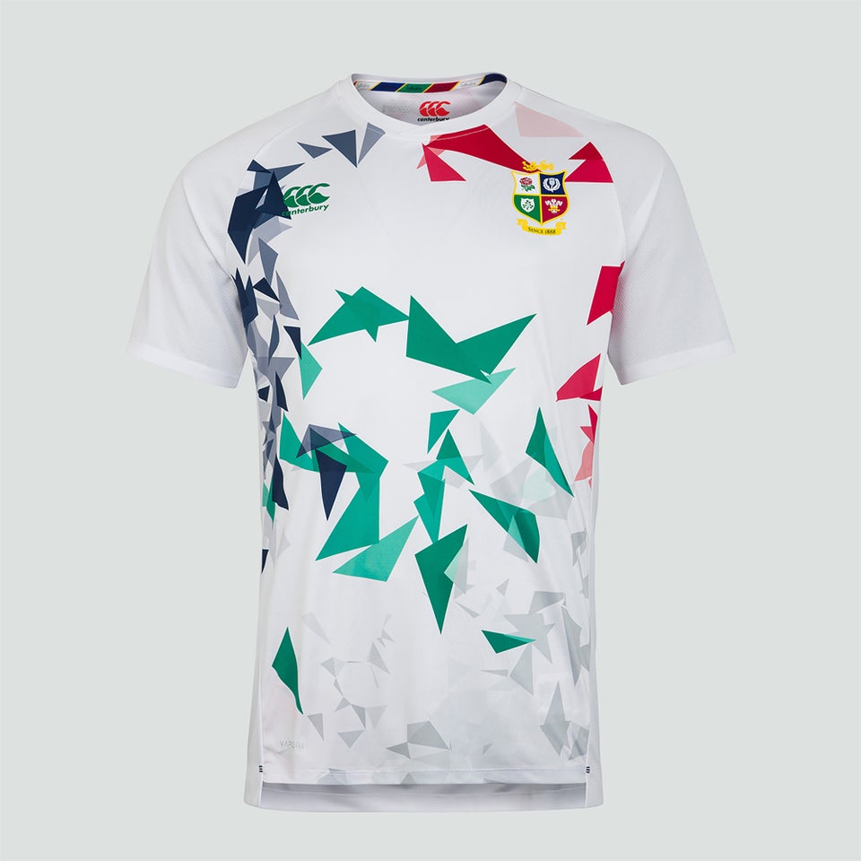Mens British & Irish Lions Superlight Graphic Tee White