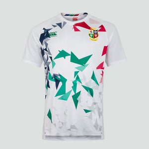 Mens British & Irish Lions Superlight Graphic Tee White