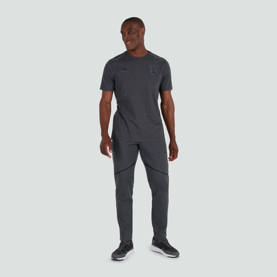 Mens British & Irish Lions Cotton Jersey Tee Grey