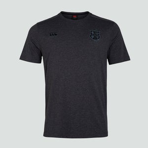 Mens British & Irish Lions Cotton Jersey Tee Grey