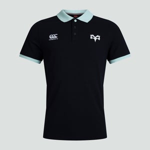 Mens Ospreys Cotton Polo Shirt Black