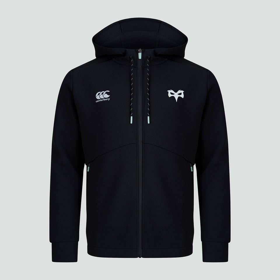 Mens Ospreys Full Zip Hoody Black